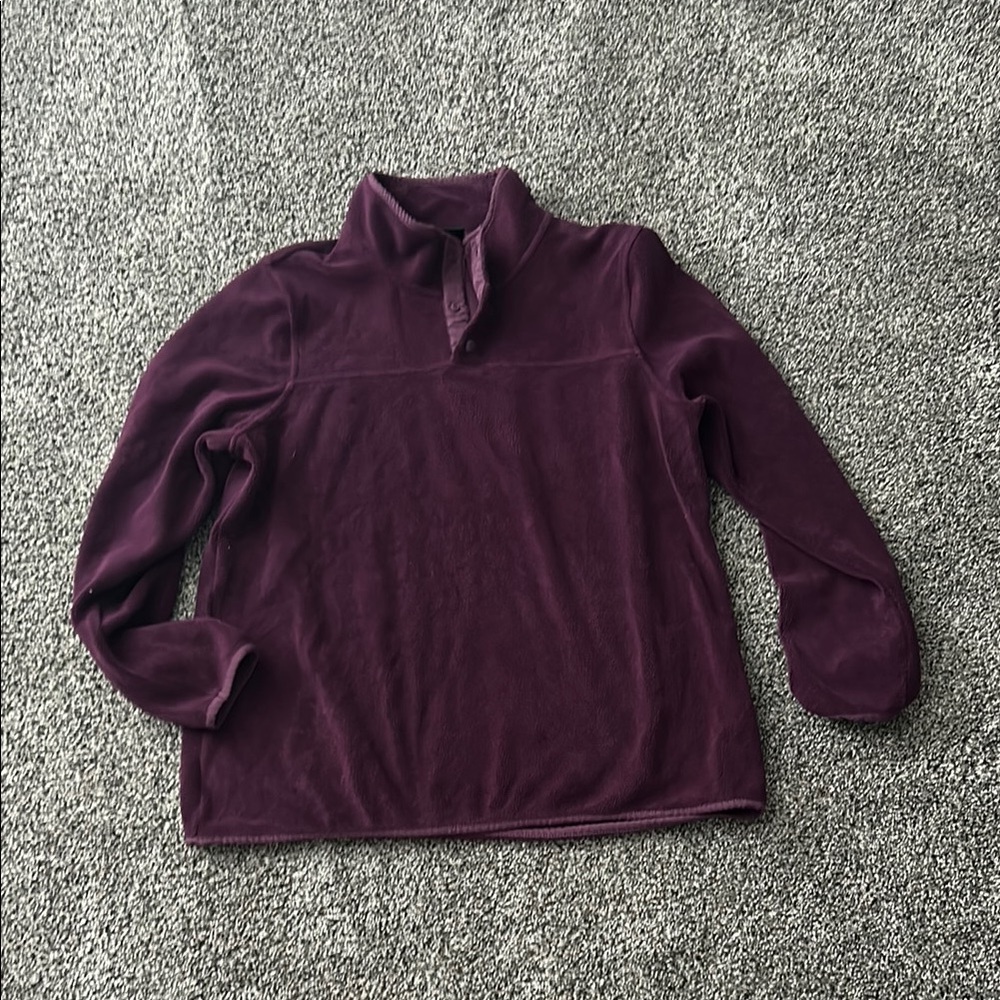 32 Degrees Women's Purple Fleece Top